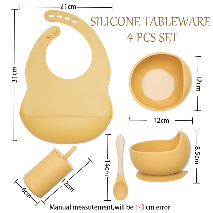 Baby Silicone Feeding Set