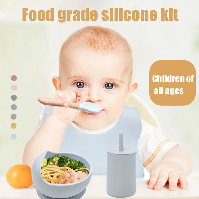 Baby Silicone Feeding Set