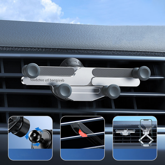 Invisible Rotatable Air Vent Mount Car Phone Holder