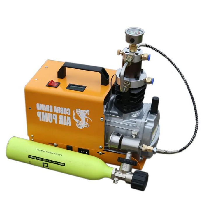 4500Psi 300Bar 30MPA 220V 110V PCP Air Compressor Electric High Pressure Pump for Pneumatic PCP Rifle Airgun Scuba Inflator