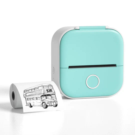 Portable Mini Thermal Label Printer Home Photo Printer