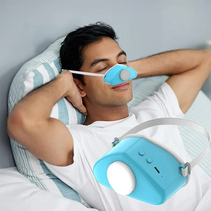 Electric Atomized Micro-CPap - Portable Electric Anti Snoring Devices Smart Mask Anti Snoring Device