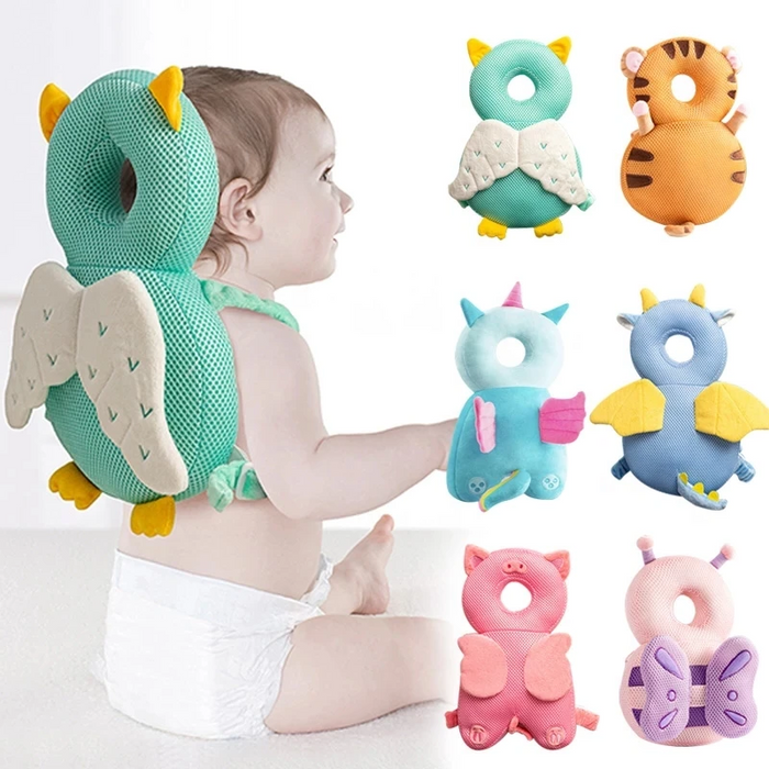 Baby Head Protector Backpack Pillow - Soft PP Cotton Cushion