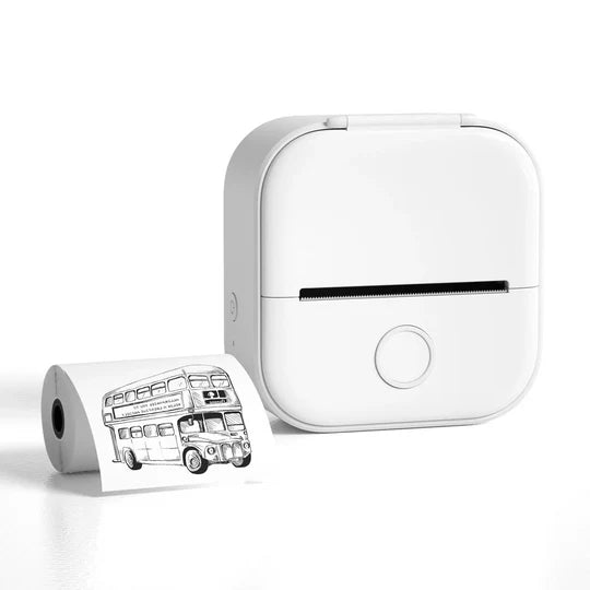 Portable Mini Thermal Label Printer Home Photo Printer