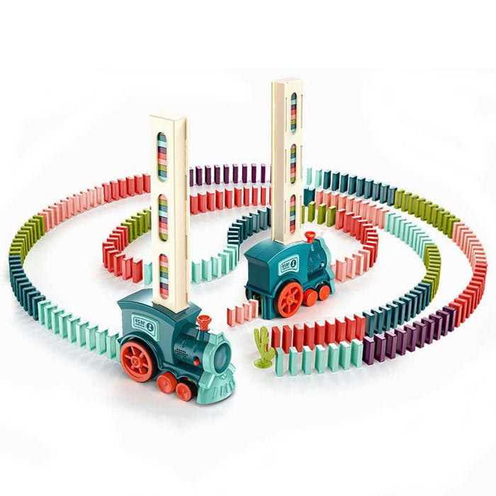 Domino Express Train Adventure Set - The Automatic Domino Laying Train